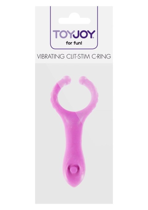 Pierścień wibrujący ToyJoy fioletowy 10 cm TOYJOY
