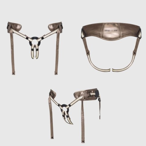 Uprząż Strap on me Desirous z ekoskóry regulowana Strap-on-me