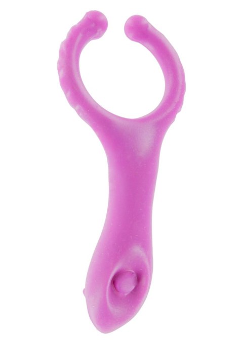 Vibrating Clit-Stim C-Ring Purple SCALA