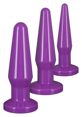 Zestaw korków analnych ToyJoy Best Butt Buddies fioletowy TOYJOY
