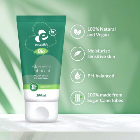 EasyGlide - Bio & Natural Waterbased Lubricant Aloe Vera 100 ml ONE-DC B.V.