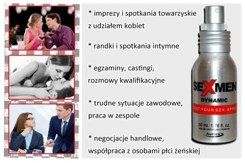 Feromony-Sexmen Dynamic 50 ml for men AURORA