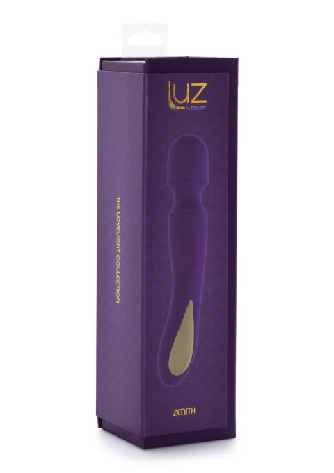 Masażer silikonowy Zenith ToyJoy fioletowy USB 23 cm TOYJOY