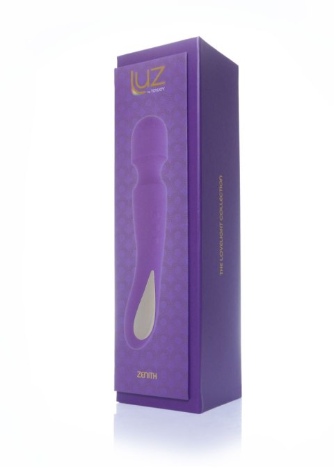 Masażer silikonowy Zenith ToyJoy fioletowy USB 23 cm TOYJOY