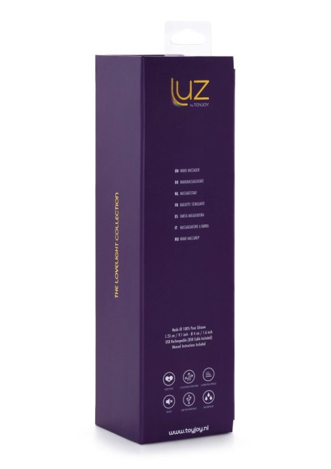 Masażer silikonowy Zenith ToyJoy fioletowy USB 23 cm TOYJOY