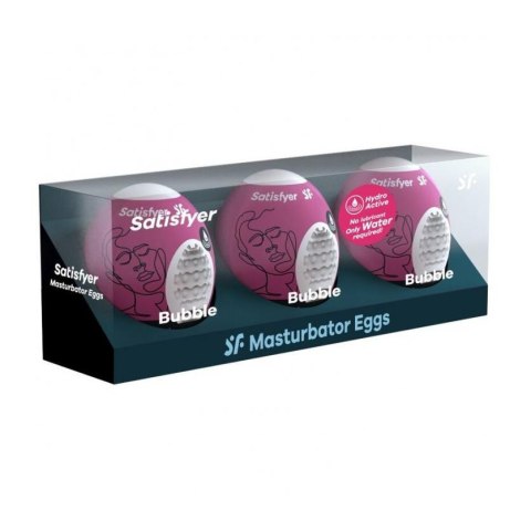 Masturbator-Eggs (set of 3 Bubble) Satisfyer - Triple A Marketing GmbH