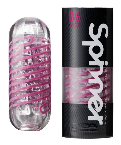 Masturbator Tenga Spinner Shell przezroczysty 13 cm Tenga