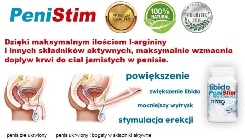 Supl.diety-Penistim 65kaps NEXT LEVEL Sp. z o.o.