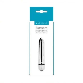 Wibrator- Me You Us Blossom 10 Mode Bullet Vibrator Silver ABS - Intimate Distribution (dystrybutor)