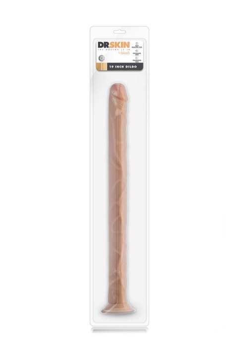 DR. SKIN 19 INCH DILDO BEIGE Blush