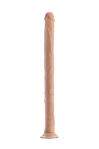 DR. SKIN 19 INCH DILDO BEIGE TONGA