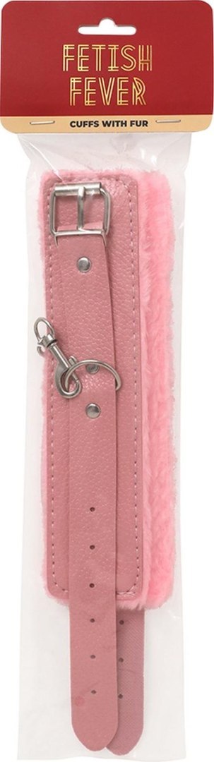 Fetish Fever - Cuffs With Fur - Pink Intimate Distribution