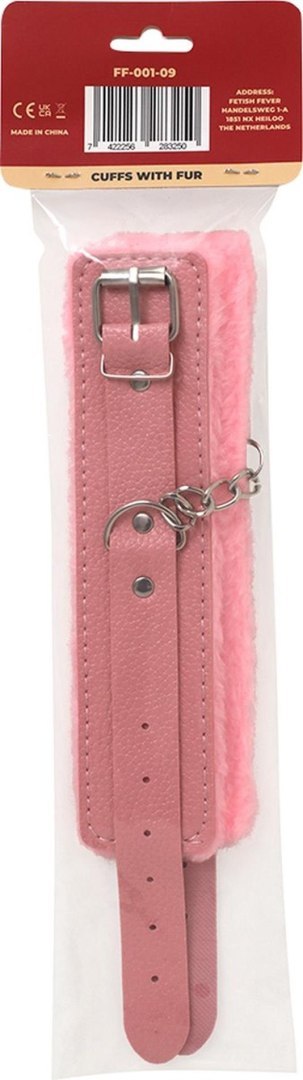 Fetish Fever - Cuffs With Fur - Pink Intimate Distribution