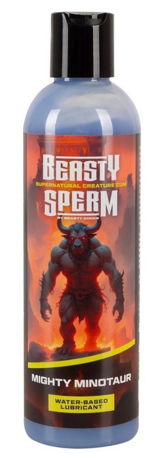 Lubrykant Beasty Cocks Sperm Mighty Minotaur szaro niebieski 250 ml Beasty Cocks
