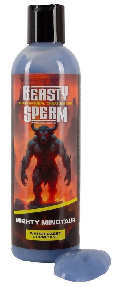 Lubrykant Beasty Cocks Sperm Mighty Minotaur szaro niebieski 250 ml Beasty Cocks