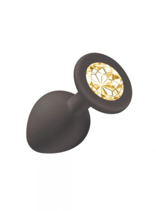 Plug-Anal Plug Emotions Cutie Medium Black golden crystal Intimate Distribution