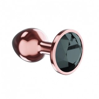 Plug-Butt Plug Diamond Jet Shine L Rose Gold Intimate Distribution