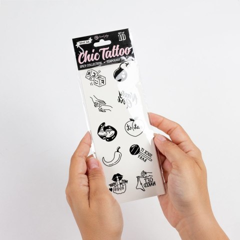 SET of 10 TEMPORARY TATTOOS - SPICY COLLECTION Secret Play - FEMARVI S.L.