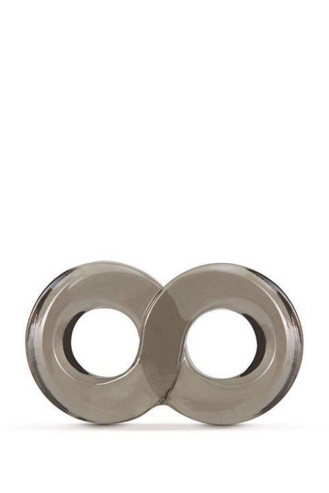 STAY HARD COCK RING AND BALL STRAP BLACK TONGA