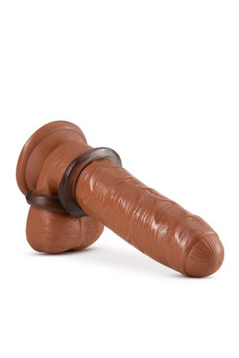 STAY HARD COCK RING AND BALL STRAP BLACK TONGA
