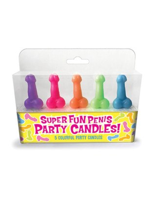 Super Fun Penis Party Candles LITTLE GENIE PRODUCTIONS