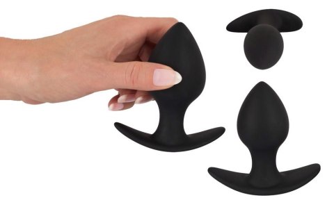 Zestaw korków analnych Black Velvets silikon 3 sztuki Black Velvets