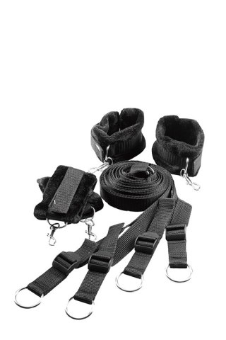 Zestaw ograniczający łóżkowy Dream Toys z mankietami futrzanymi Dream Toys