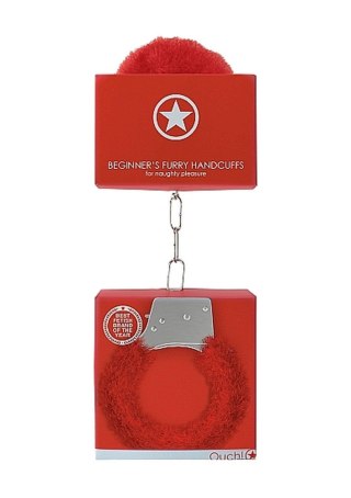 Beginner""s Handcuffs Furry - Red SHOTS