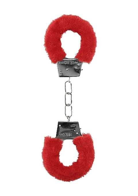 Beginner""s Handcuffs Furry - Red SHOTS