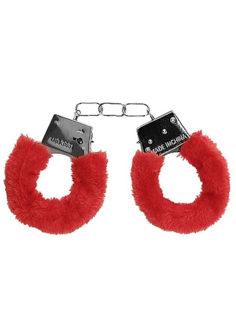 Beginner""s Handcuffs Furry - Red SHOTS