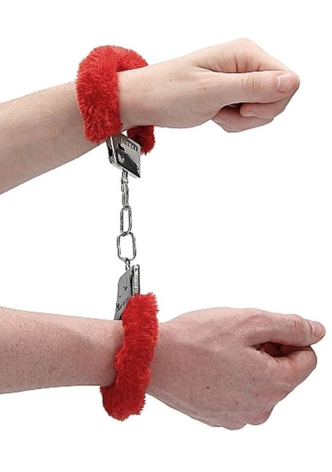 Beginner""s Handcuffs Furry - Red SHOTS