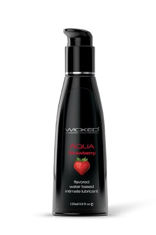 Lubrykant smakowy Wicked Aqua truskawkowy 120 ml Wicked Sensual Care