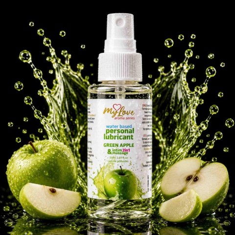 MyLove Aroma Series Intim&Massage 2in1 Green Apple 50ml Boys of Toys Sp. z o.o.