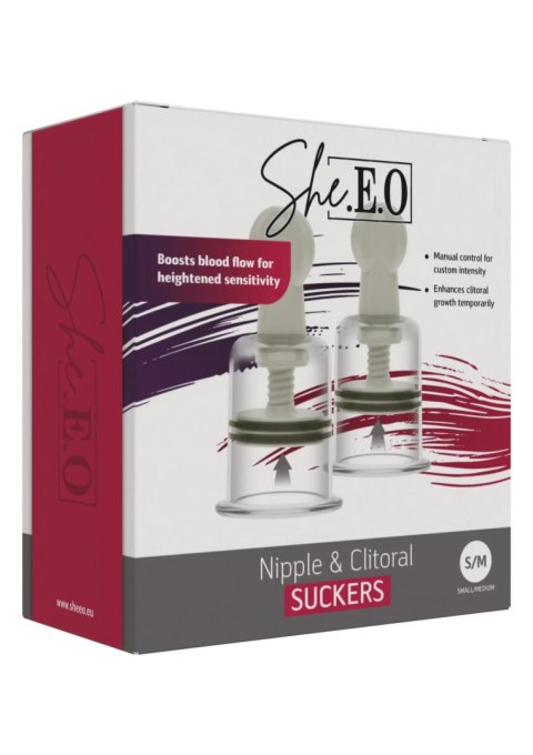 Nipple & Clitoral Suckers S/M SCALA