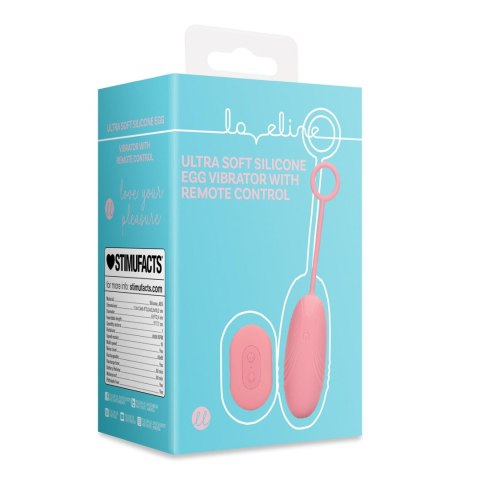 Ultra Soft Silicone Egg Vibrator with Remote Control SHOTS