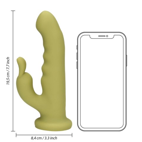 Ultra Soft Silicone Rotating Rabbit Vibrator SHOTS