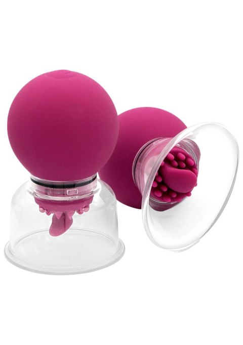 Vibrating & Rotating Nipple & Clitoral Pump SCALA