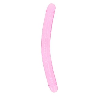 Dildo podwójne RealRock przezroczyste 34 cm RealRock