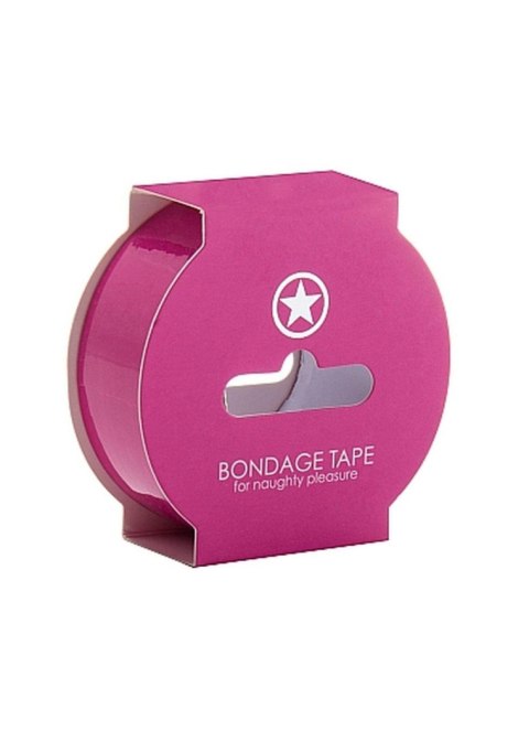 FfNon Sticky Bondage Tape - 17,5 Meter - Pink SHOTS