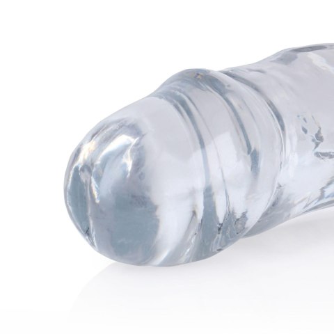 Podwójne dildo RealRock realistyczne przezroczyste 45 cm RealRock