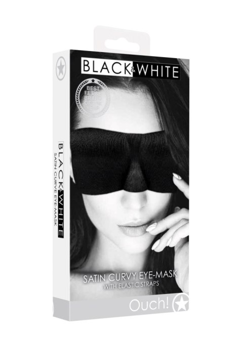 Satin Curvy Eye Mask - With Elastic Straps SHOTS