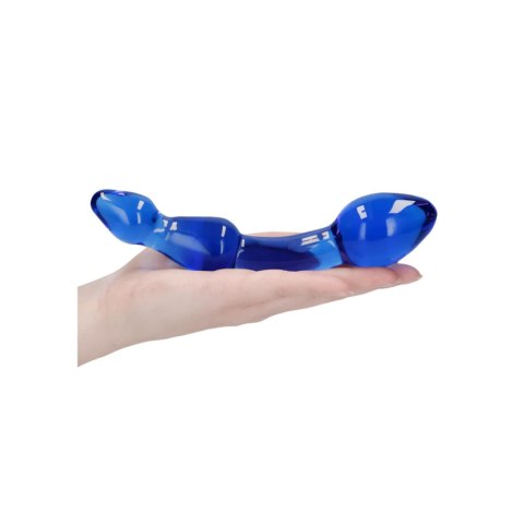 Szklane dildo Chrystalino Superior niebieskie 18 cm Chrystalino