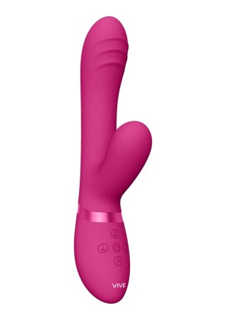 Wibrator króliczek Vive Tani różowy silikonowy USB Vive