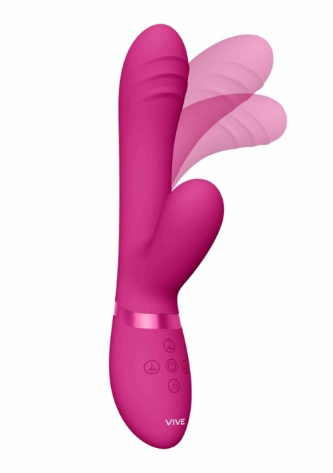 Wibrator króliczek Vive Tani różowy silikonowy USB Vive