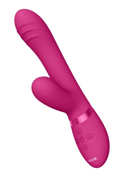 Wibrator króliczek Vive Tani różowy silikonowy USB Vive