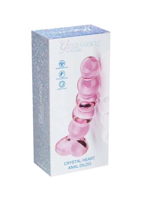 Crystal Heart Anal Dildo SCALA