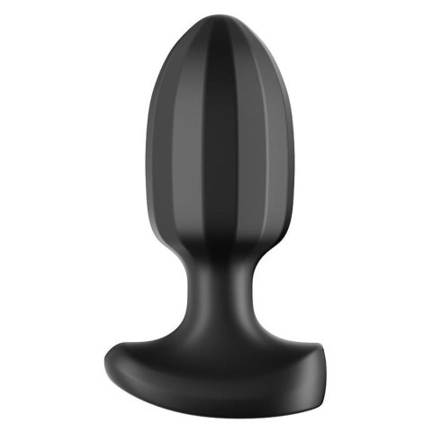 Korek analny wibrujący Power Escorts silikonowy czarny z aplikacją USB Power Escorts