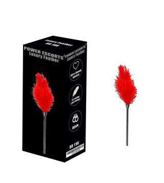 Luxury feather red POWER ESCORTS