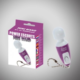 Mini wibrator wand Power Escorts fioletowy 6,5 cm Power Escorts