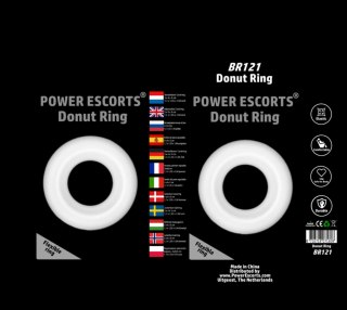 Ring-Donut Cockring Clear POWER ESCORTS